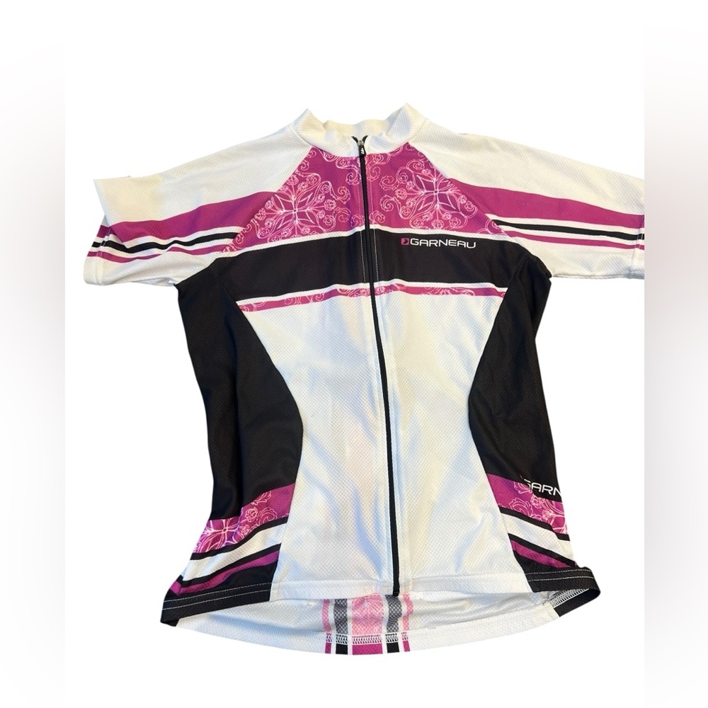 Garneau Women's Pink and Black Cycling Jersey